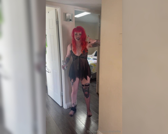 Rubie Hellia aka rubiehellia OnlyFans - Today I dressed up as a slutty little fairy and got bred by a pretty girl