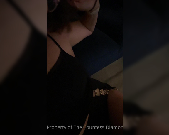 Countess Diamond aka countessdiamond OnlyFans - Teasing my chastity sub while I unwind with Netflix and wine A VERY well deserved wedding