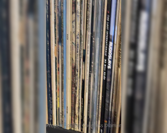 Countess Diamond aka countessdiamond OnlyFans - Your bookcases have been inspiring! Thankyou here’s a deeper dive into my record collection for all