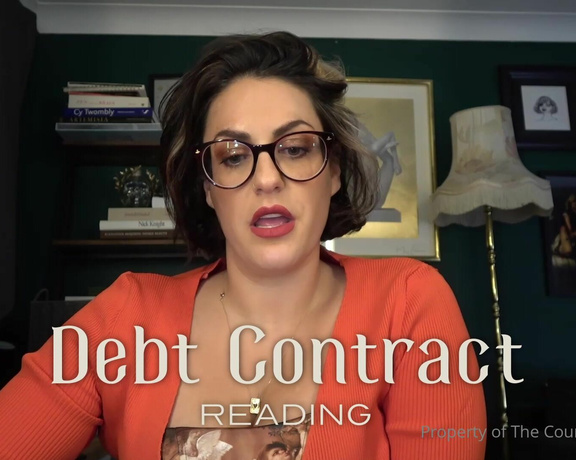 Countess Diamond aka countessdiamond OnlyFans - Debt Contract Reading  full film @freecountess You have entered into a debt contract with Countess