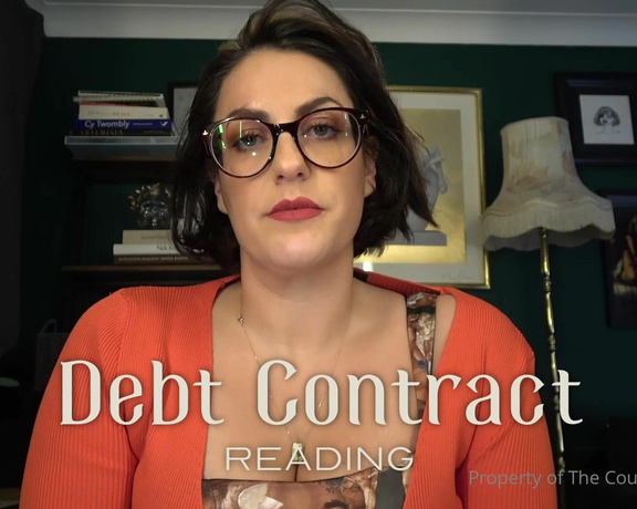 Countess Diamond aka countessdiamond OnlyFans - Debt Contract Reading  full film @freecountess You have entered into a debt contract with Countess