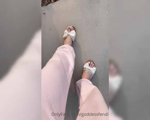 Fendi Feet aka Goddessfendi OnlyFans - I’m so lucky I get to stare at these all day