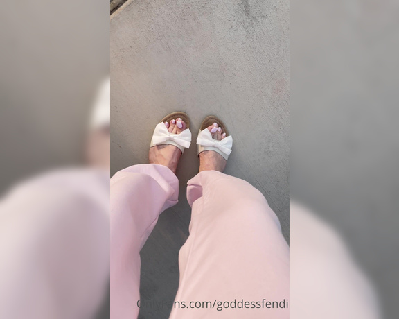 Fendi Feet aka Goddessfendi OnlyFans - I’m so lucky I get to stare at these all day