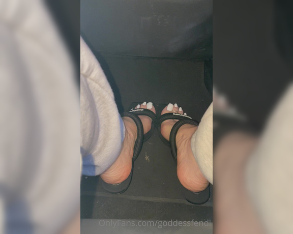 Fendi Feet aka Goddessfendi OnlyFans - In my Uber obsessing over my feet