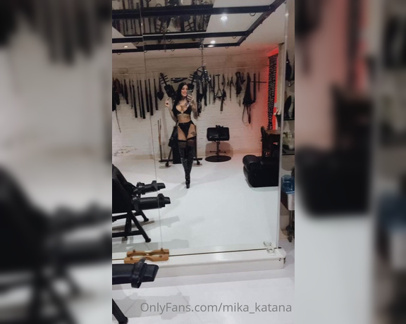 Mika Katana aka Mistress_mika OnlyFans - I smell abuse and degradation in the air