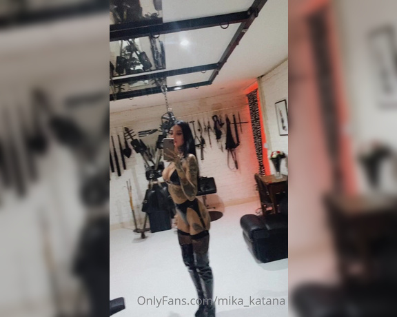 Mika Katana aka Mistress_mika OnlyFans - I smell abuse and degradation in the air