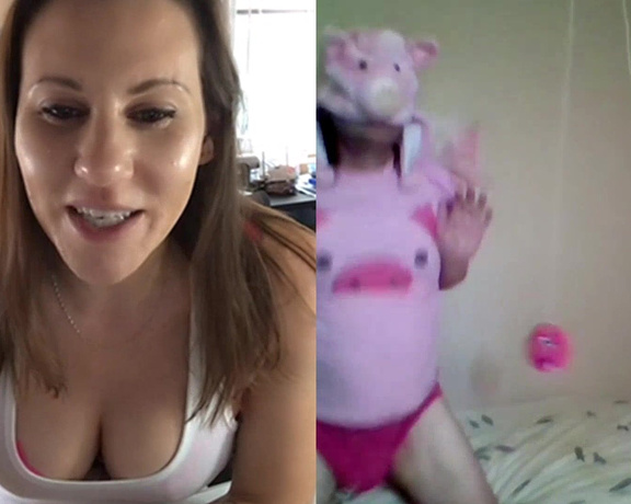 PayToObeyMe aka Meggerz OnlyFans - Introducing my cam clown tinkle piggie He begged and paid to be posted Viewer discretion advised