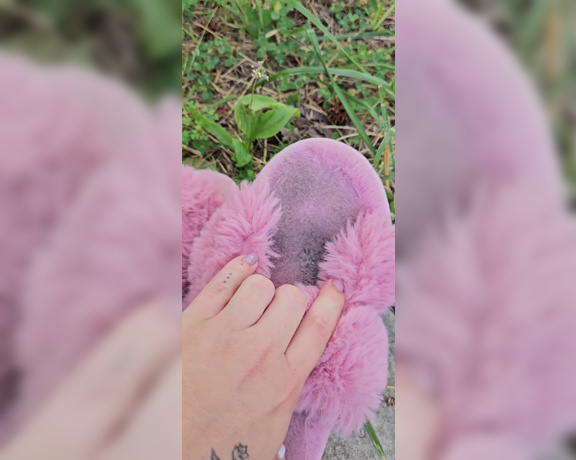 MythicMaggie aka mythicmaggie OnlyFans - How about a look at my favorite slippers this morning Theyre well worn and well loved