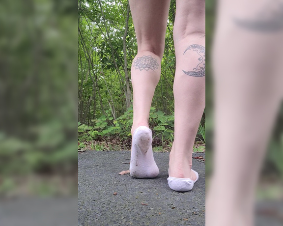 MythicMaggie aka mythicmaggie OnlyFans - Oops, I think my socks got a little dirty Ill just go barefoot and let you