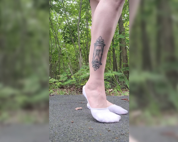 MythicMaggie aka mythicmaggie OnlyFans - Oops, I think my socks got a little dirty Ill just go barefoot and let you