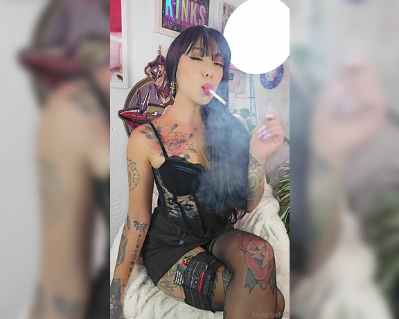 Queen Kinkerbell aka kinkerbell23 OnlyFans - So, tell me Have you missed watching me enjoy my cigarette Have you missed watching