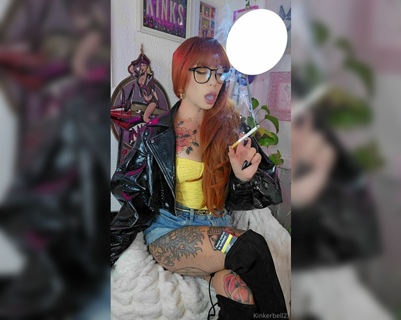 Queen Kinkerbell aka kinkerbell23 OnlyFans - A quick chainsmoking session before I head out for the day! What do you think