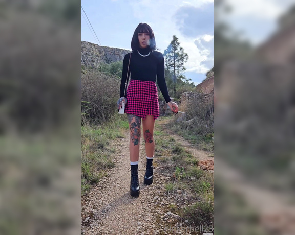 Queen Kinkerbell aka kinkerbell23 OnlyFans - A walk through the moody mountains, its been wet and grey here so I thought