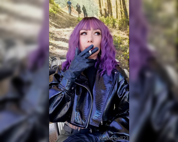 Queen Kinkerbell aka kinkerbell23 OnlyFans - Who loves watching me chainsmoke I was enjoying this smoke SO much I had to light