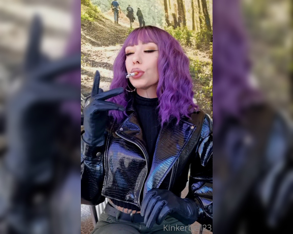 Queen Kinkerbell aka kinkerbell23 OnlyFans - Who loves watching me chainsmoke I was enjoying this smoke SO much I had to light