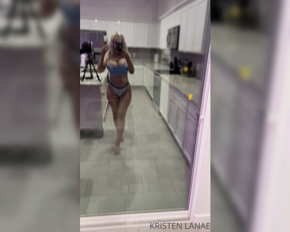 Kristen Lanae aka kristenlanae OnlyFans - A lil strip tease for you this Sunday