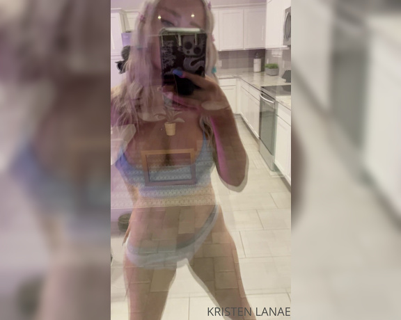 Kristen Lanae aka kristenlanae OnlyFans - A lil strip tease for you this Sunday