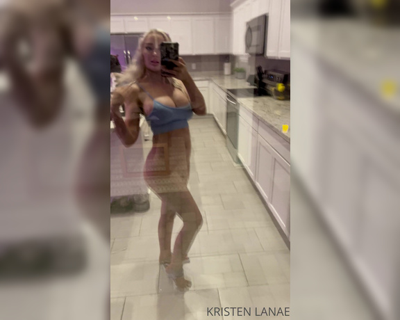 Kristen Lanae aka kristenlanae OnlyFans - A lil strip tease for you this Sunday