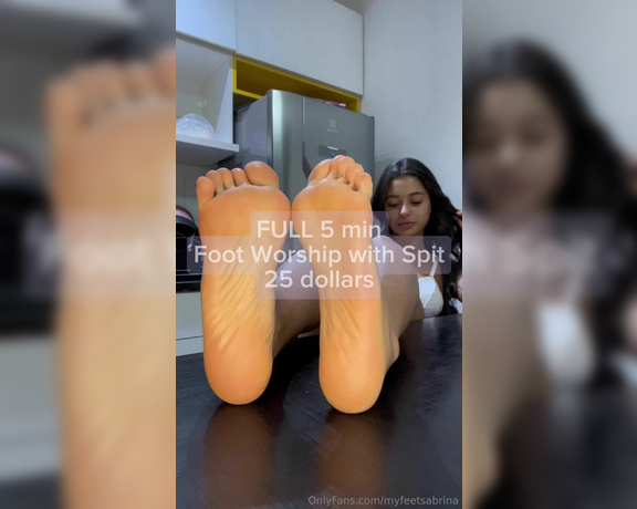 My Feet Sabrina aka myfeetsabrina OnlyFans - 5 MIN GAGFOOT WORSHIP WITH SPIT AVAILABLE, JUST 20 dollars, if u hav interest, chat me!