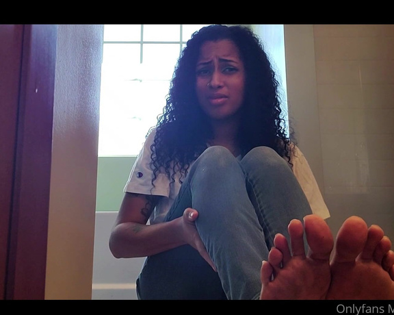 Mya Mula aka myamulagoddess OnlyFans - Indian In a Cupboard Foot Worship Parody