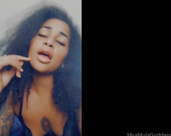 Mya Mula aka myamulagoddess OnlyFans - Worship this ebony goddess and send send send That is the way of the finsub