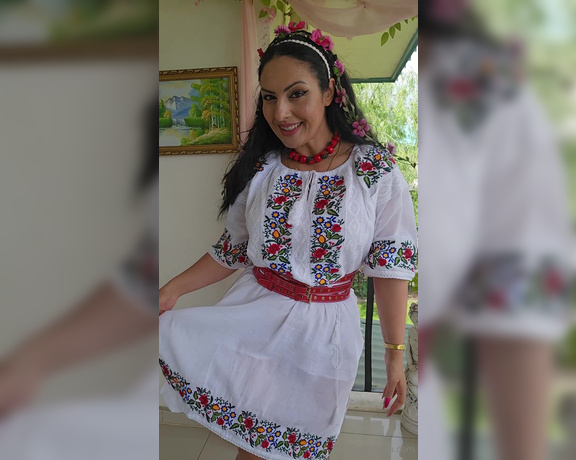 Ezada Sinn aka ezada OnlyFans - The outfit of the day for the Romanian Easter