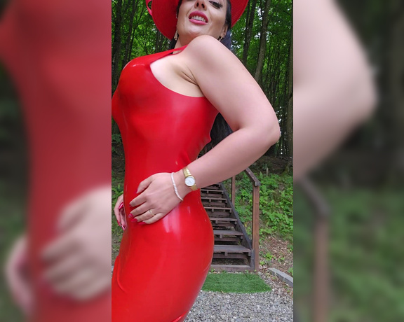 Ezada Sinn aka ezada OnlyFans - #OutfitoftheDay 48 hours all latex, in the mountains The first outfit I rocked is a short