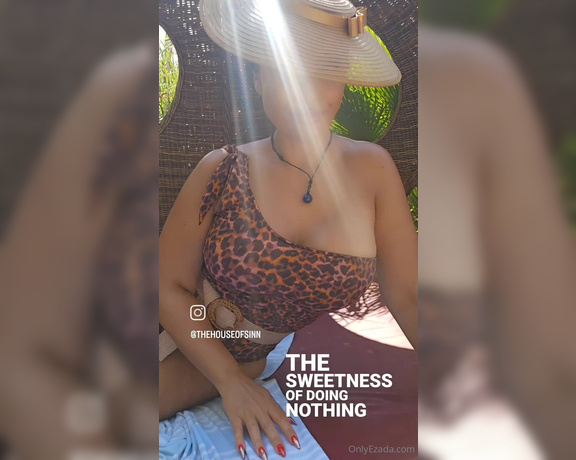 Ezada Sinn aka ezada OnlyFans - Embracing the art of Dolce Far Niente the sweetness of doing nothing As someone