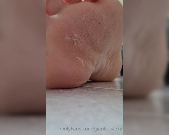 Goddes Lexy aka giantesslexy OnlyFans - Youve been asking me for a long time to clean my filthy feet, now Ive obligated