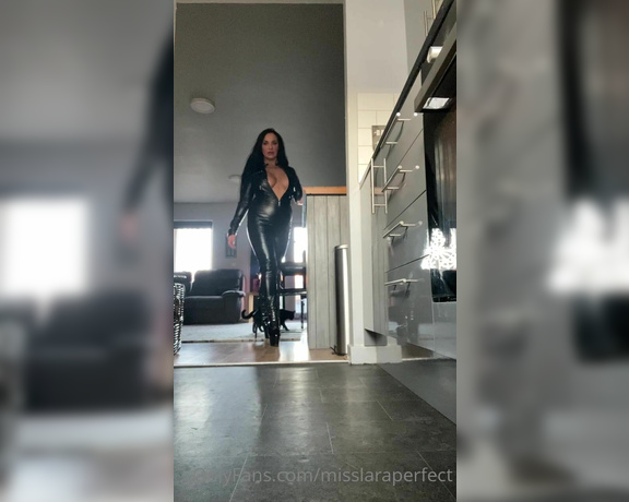 Miss Lara Perfect aka misslaraperfect OnlyFans - 03-26-2022 - #PVCcatsuit I love showing what I’m wearing and yesterday I found this amazing catsuit