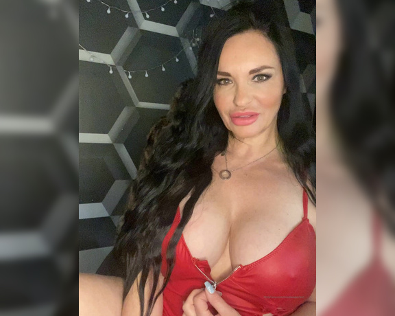 Miss Lara Perfect aka misslaraperfect OnlyFans - 04-16-2022 - The red pvc dress has a working zip that goes all the down the front… #NaughtyMilf