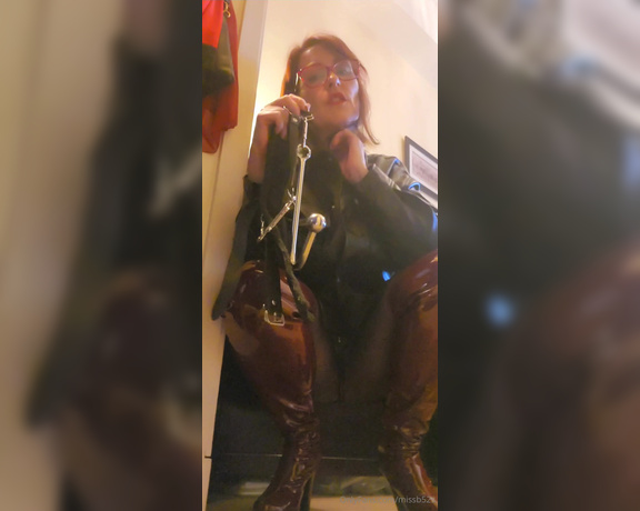 Miss B aka missb52s OnlyFans - 12-31-2023 - Hooked & caged ready for the boot cupboard