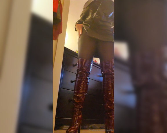 Miss B aka missb52s OnlyFans - 12-31-2023 - Hooked & caged ready for the boot cupboard