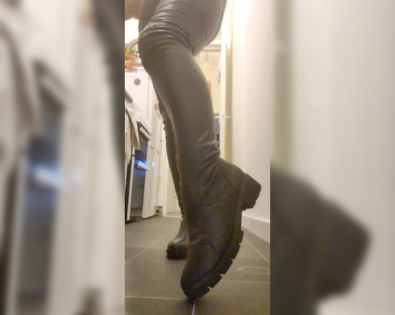 Miss B aka missb52s OnlyFans - 10-20-2022 - Clean my boots before you drink from your bowl