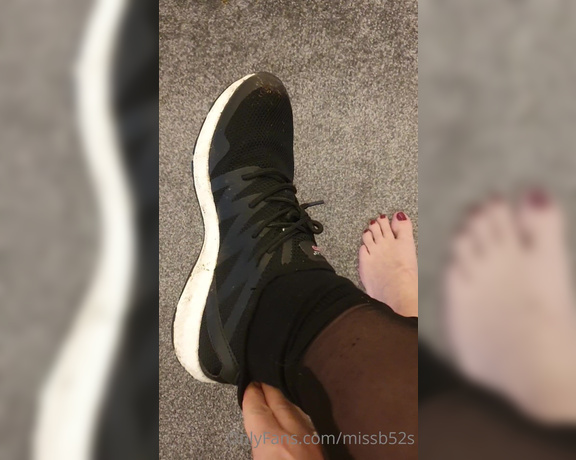 Miss B aka missb52s OnlyFans - 01-26-2021 - Peeling my socks of after my run