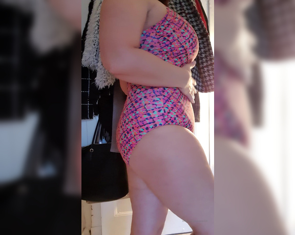 Miss B aka missb52s OnlyFans - 03-10-2020 - Swimming costume hugs every inch of my curves