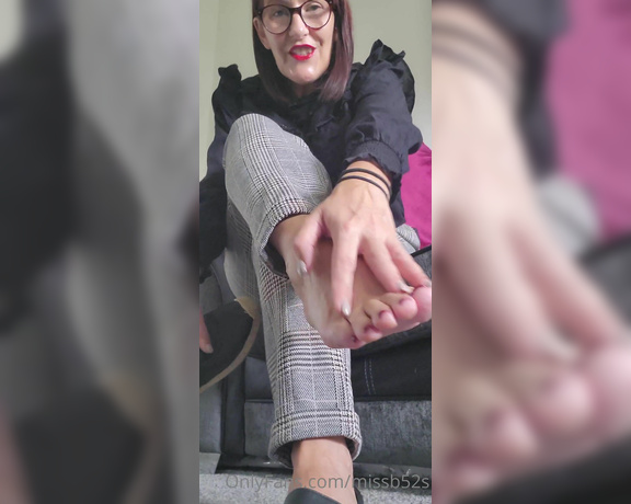 Miss B aka missb52s OnlyFans - 07-19-2023 - You will clean my sweaty feet