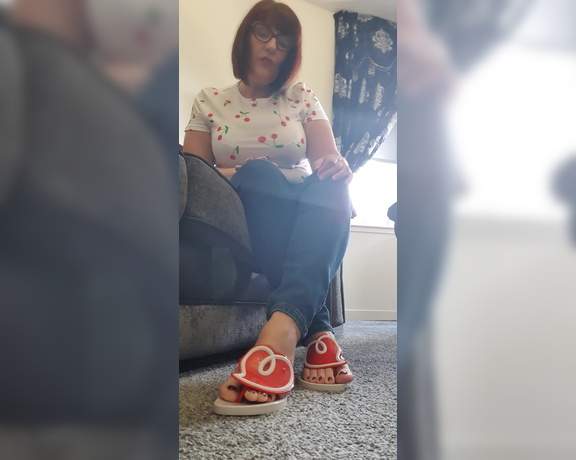 Miss B aka missb52s OnlyFans - 05-02-2021 - Pvc sandals make for delicious sticky feet