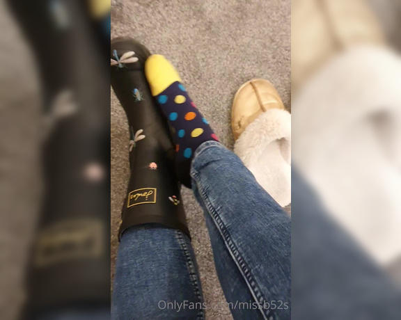 Miss B aka missb52s OnlyFans - 01-24-2021 - Home from work with smelly socks