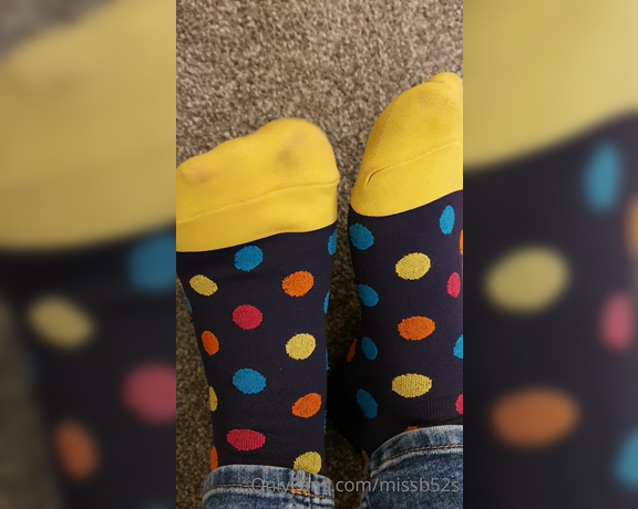 Miss B aka missb52s OnlyFans - 01-24-2021 - Home from work with smelly socks