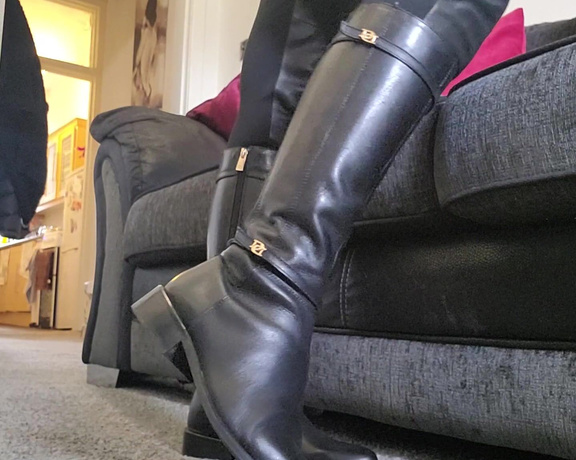 Miss B aka missb52s OnlyFans - 10-21-2023 - Good boot bitches clean the soles with there tongue