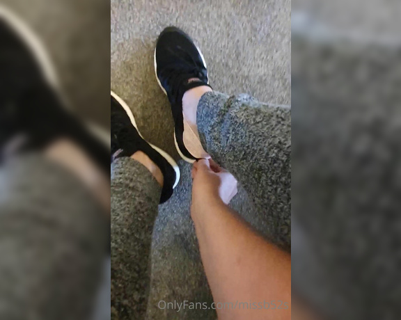 Miss B aka missb52s OnlyFans - 06-11-2021 - Cute little socks in my old smelly trainers