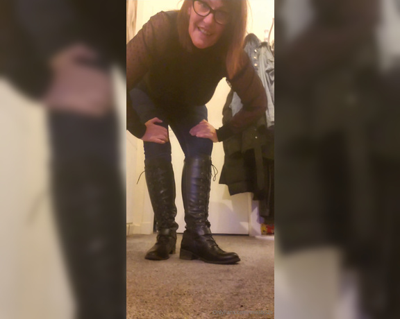 Miss B aka missb52s OnlyFans - 09-14-2023 - You will lick clean the stitching of my boots