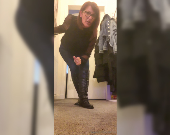 Miss B aka missb52s OnlyFans - 09-14-2023 - You will lick clean the stitching of my boots