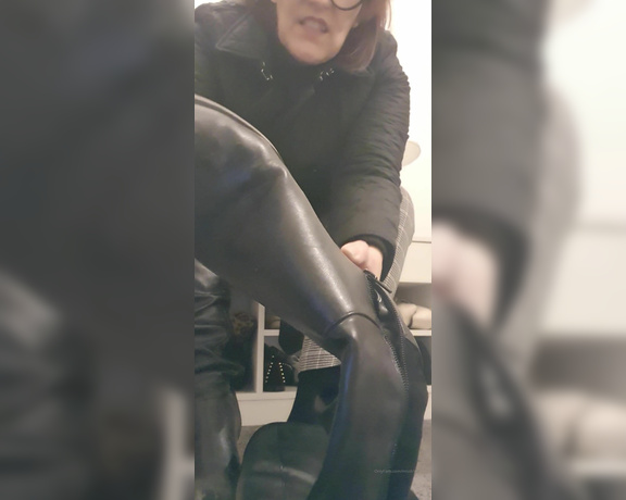 Miss B aka missb52s OnlyFans - 12-06-2021 - My dusty boots for you to clean