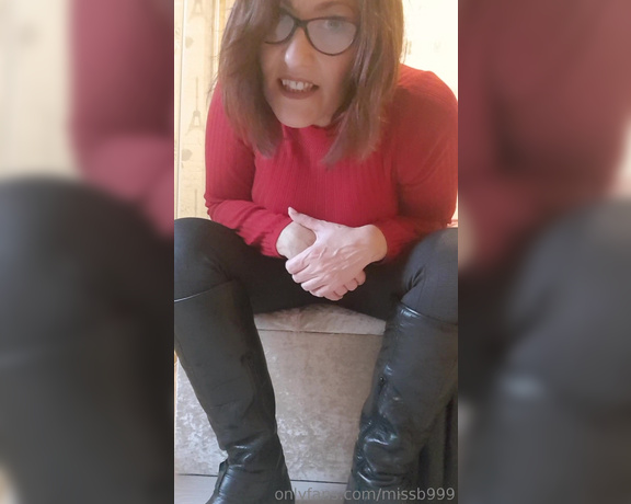 Miss B aka missb52s OnlyFans - 06-12-2019 - Instructions for dirty boot lickers