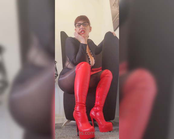 Miss B aka missb52s OnlyFans - 07-20-2023 - Dragged out the cupboard to worship my boots