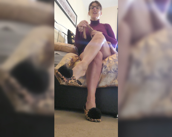 Miss B aka missb52s OnlyFans - 03-23-2023 - Watch me put my nude walford nylons on