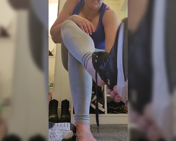 Miss B aka missb52s OnlyFans - 06-04-2022 - Tell me how much you wish you could taste my sweaty feet after my walk