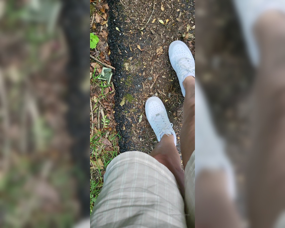 Miss B aka missb52s OnlyFans - 07-20-2022 - Morning walk makes sweaty socks and dirty trainers